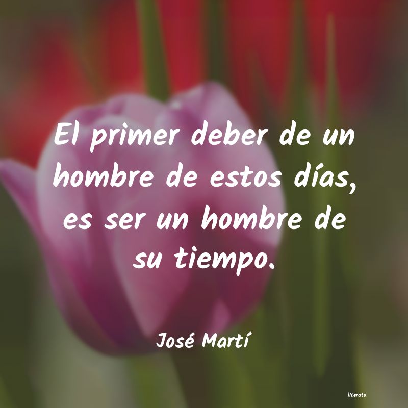 Frases de José Martí