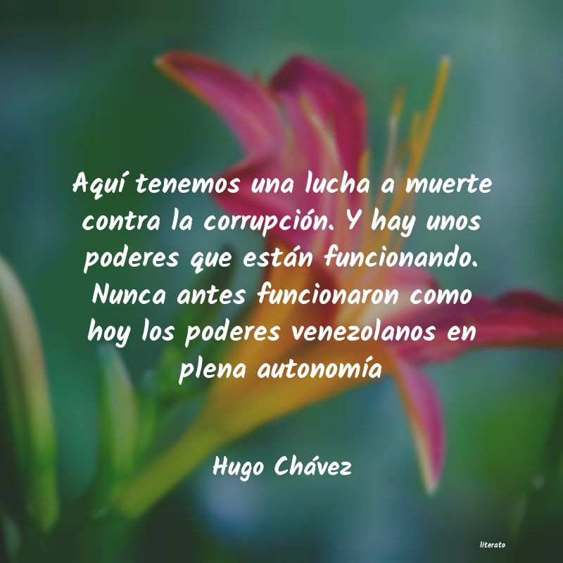 Frases de Hugo Chávez