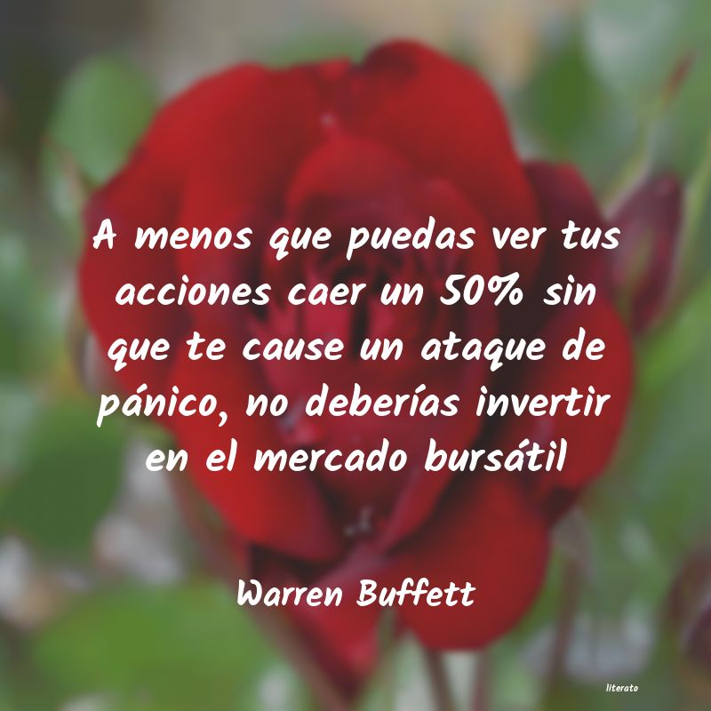 frases de Warren Buffett