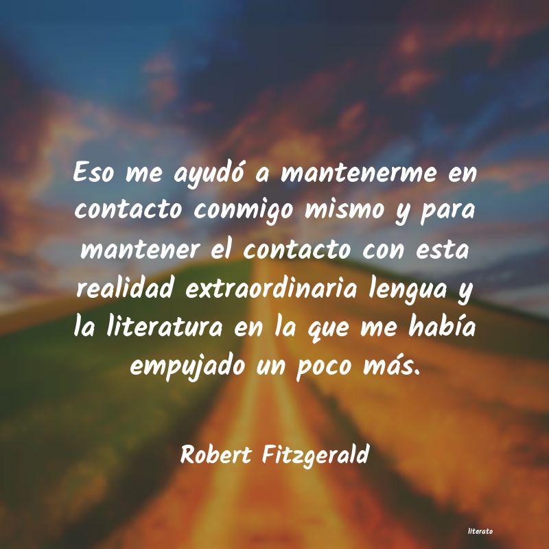 Frases de Robert Fitzgerald