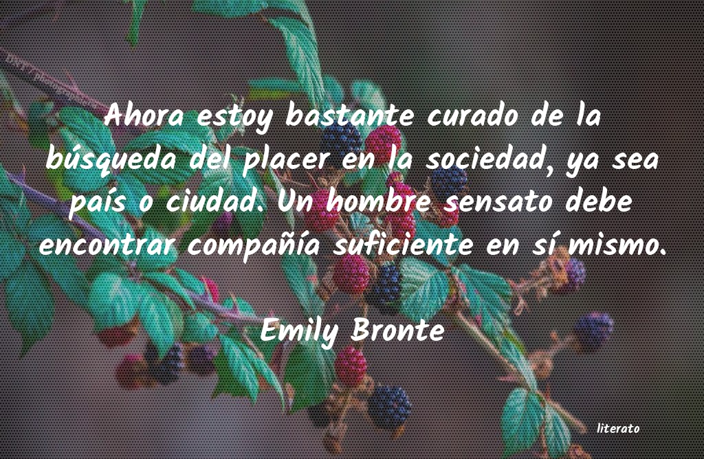 frases de Emily Bronte