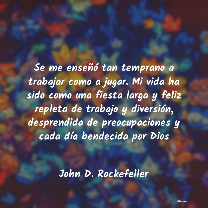 Frases de John D. Rockefeller