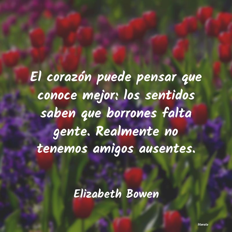 frases de Elizabeth Bowen
