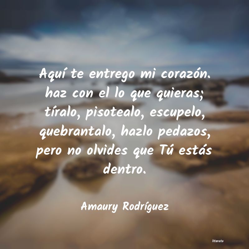 Frases de Amaury Rodríguez