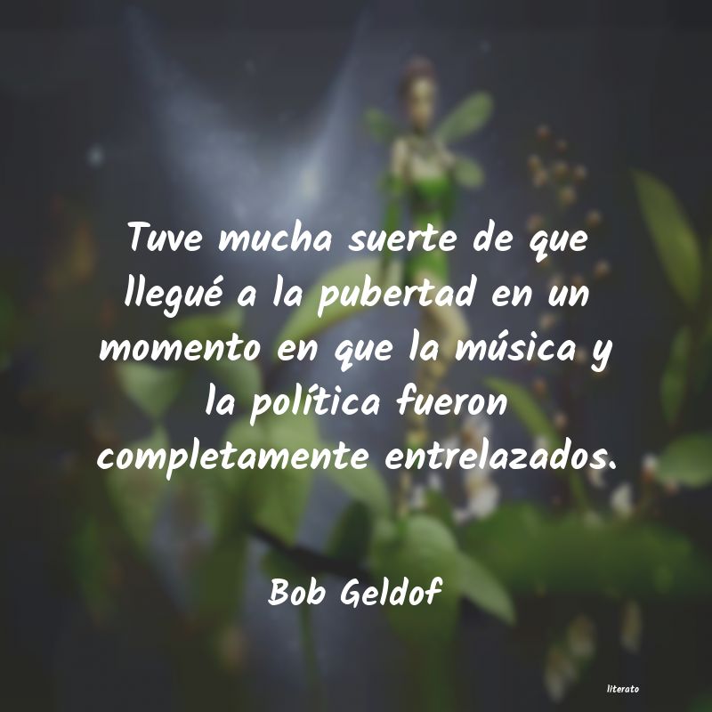 frases de Bob Geldof