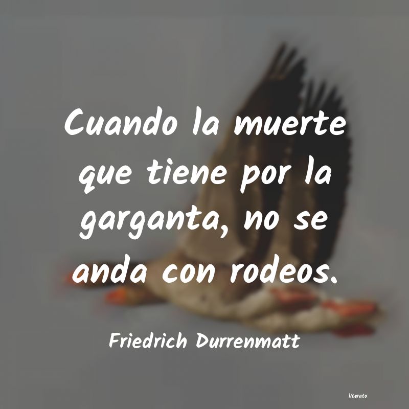 Frases de Friedrich Durrenmatt