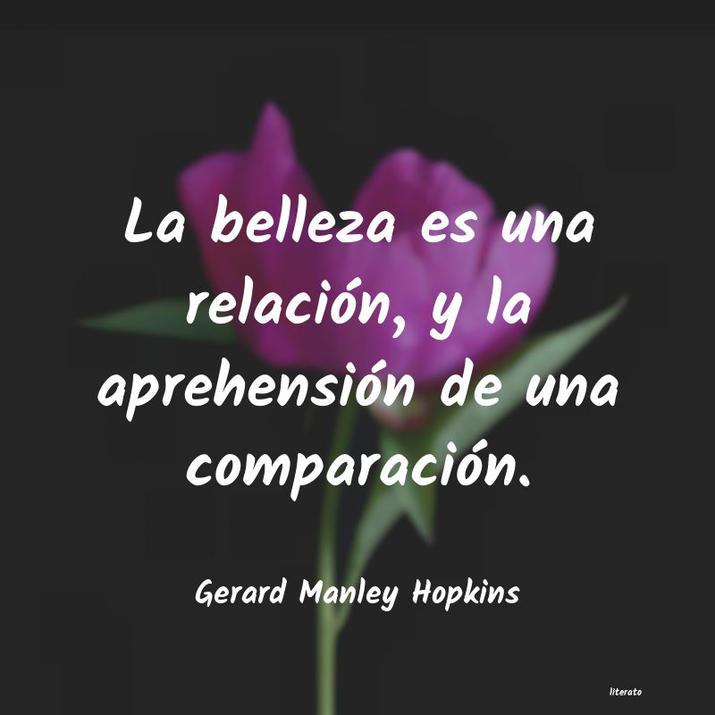 Frases de Gerard Manley Hopkins