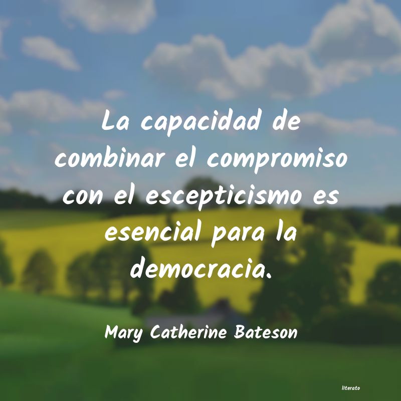 frases de Mary Catherine Bateson