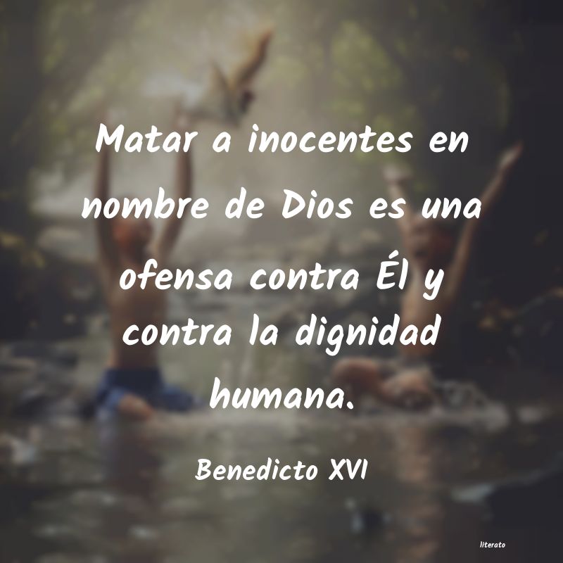 Frases de Benedicto XVI