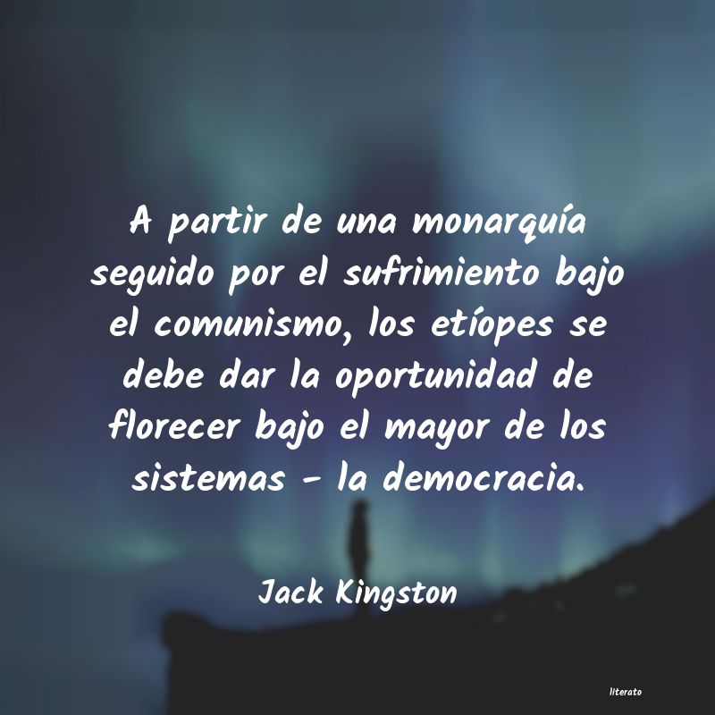 Frases de Jack Kingston