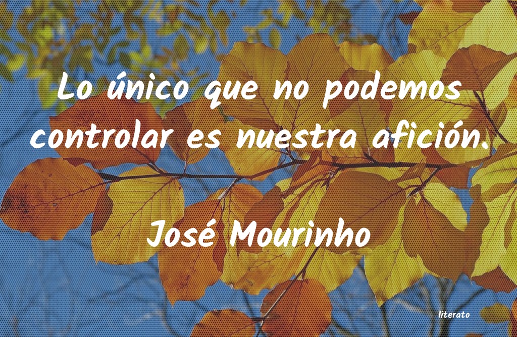 Frases de José Mourinho