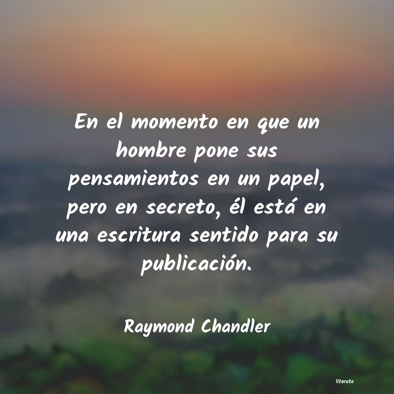 Frases de Raymond Chandler