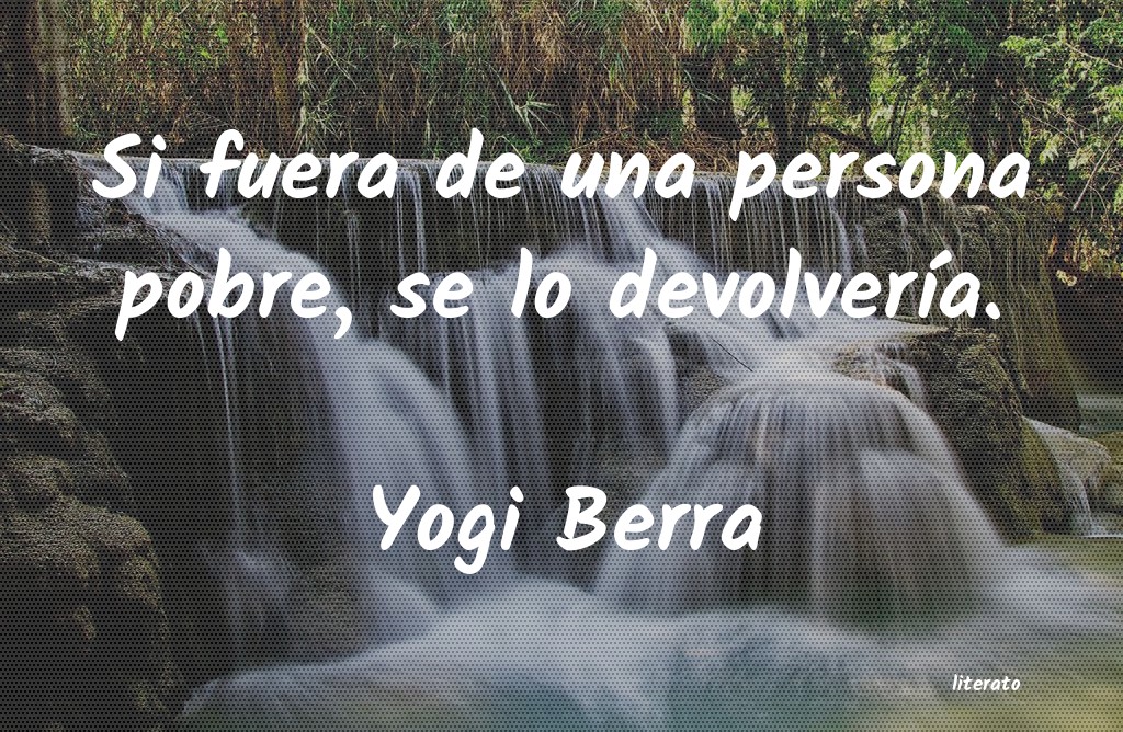 frases de Yogi Berra