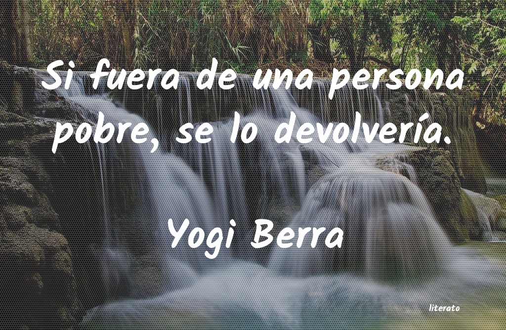 Frases de Yogi Berra