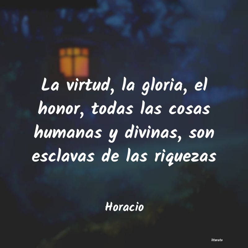 frases de Horacio