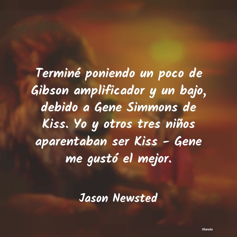 Frases de Jason Newsted