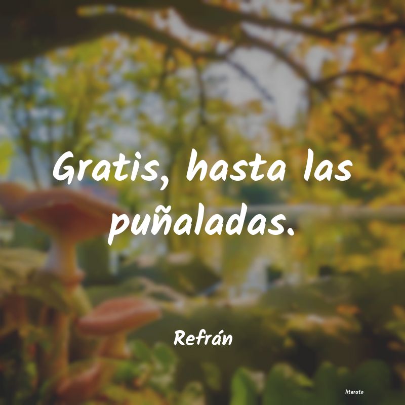 frases de Refrán