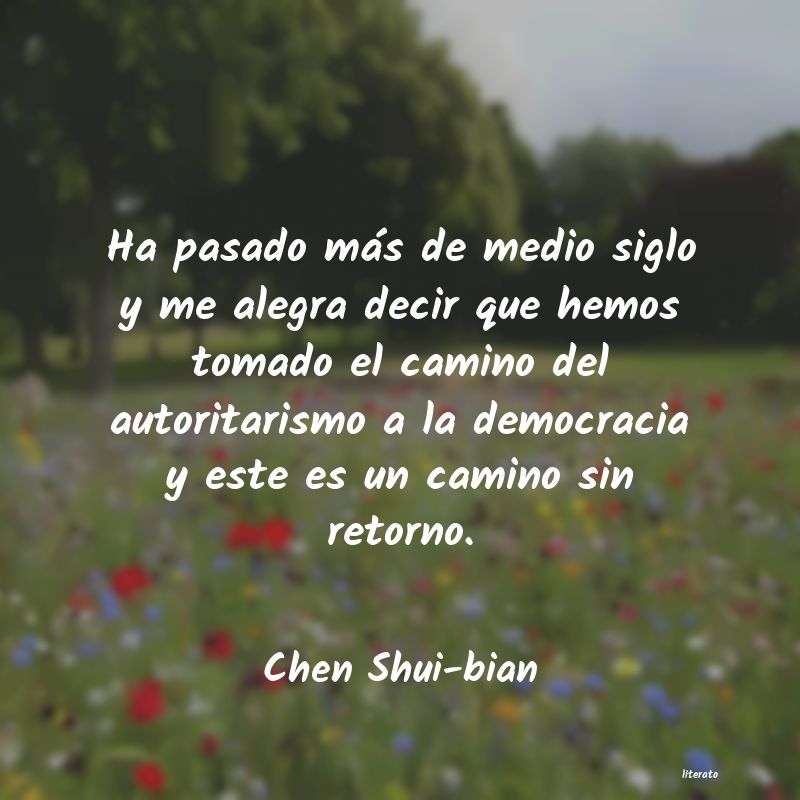 Frases de Chen Shui-bian