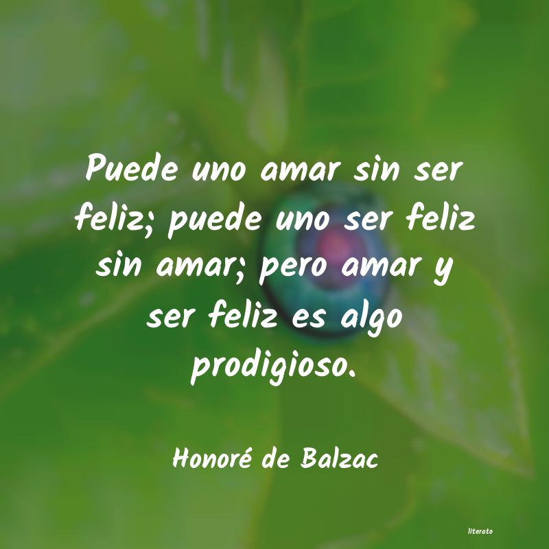 frases de Honoré de Balzac