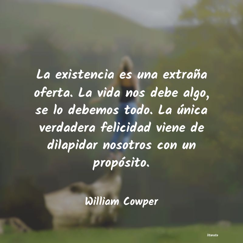 frases de William Cowper