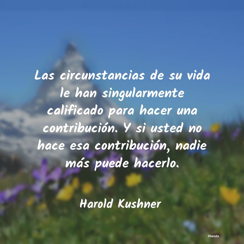 frases de Harold Kushner