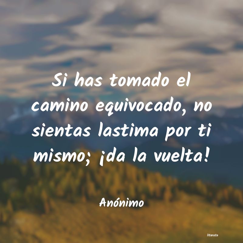 frases de vuelta