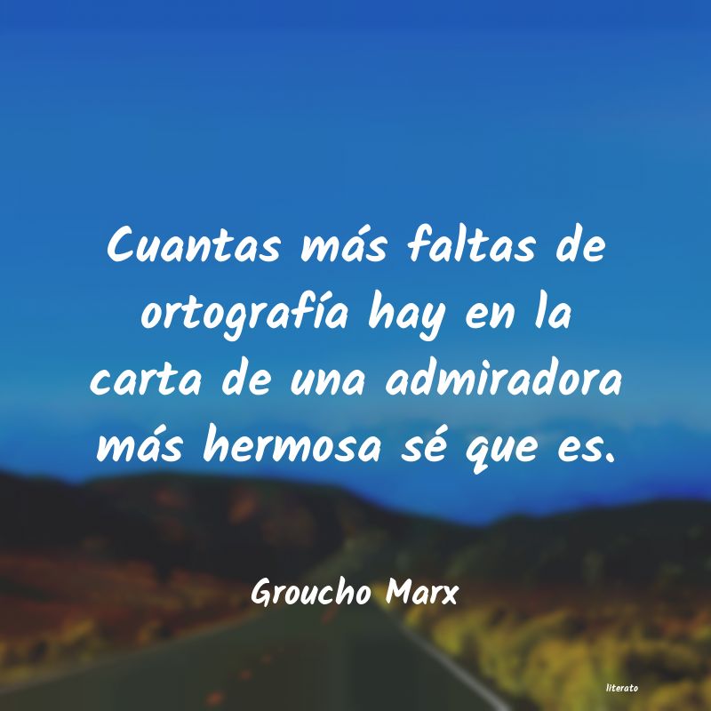 frases de Groucho Marx