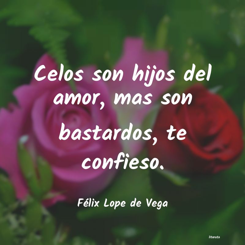 Frases de Félix Lope de Vega