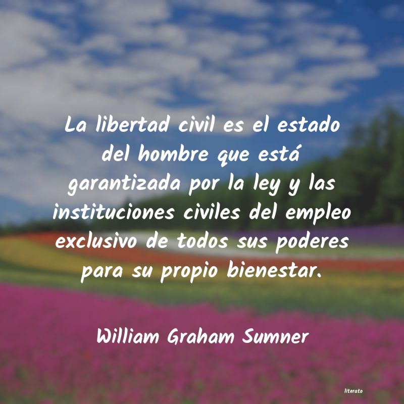 Frases de William Graham Sumner