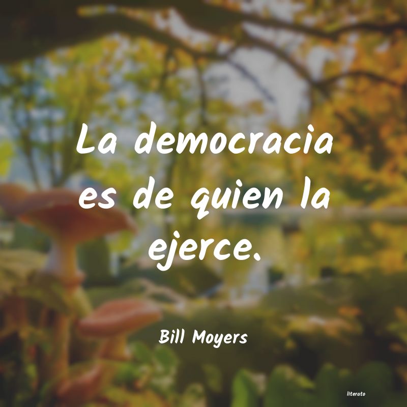 Frases de Bill Moyers