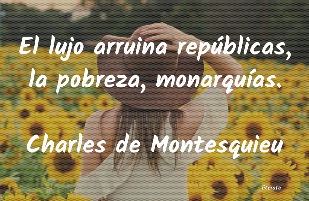 frases de Charles de Montesquieu
