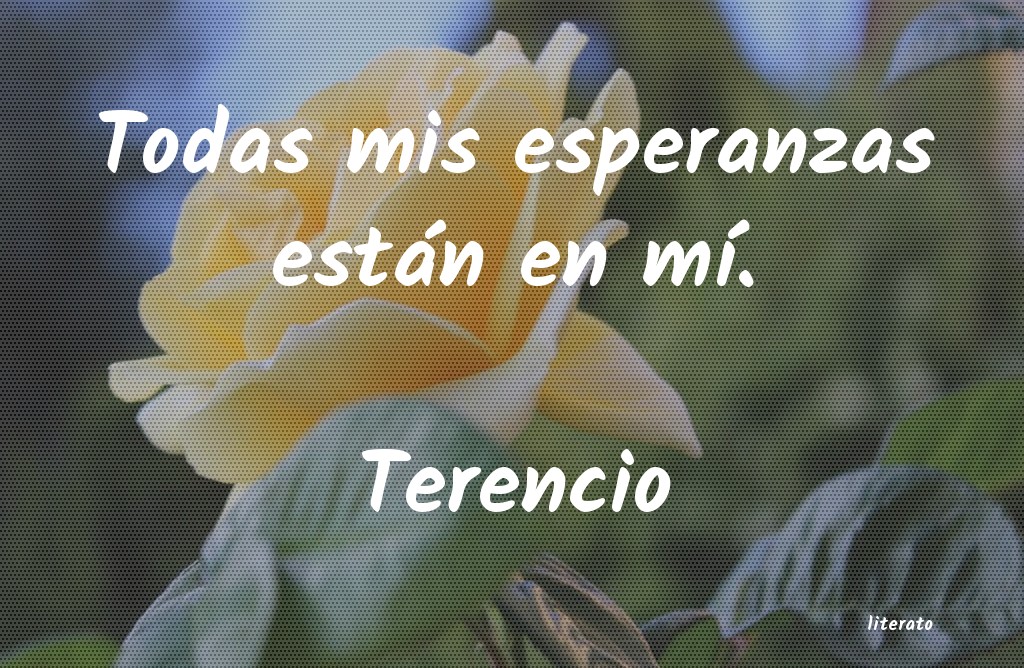frases de Terencio