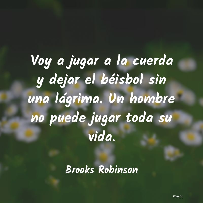 Frases de Brooks Robinson