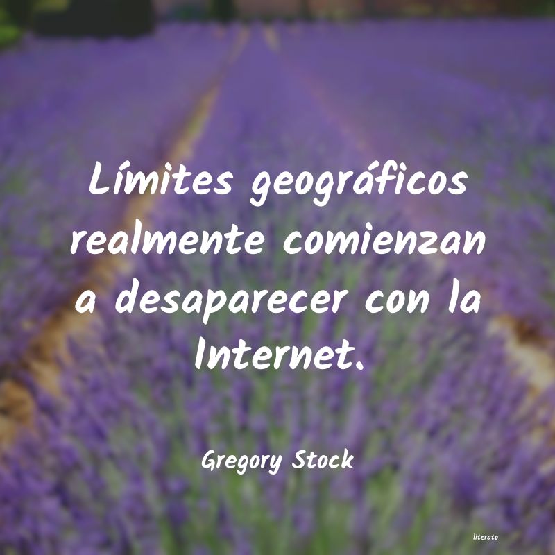 frases de Gregory Stock