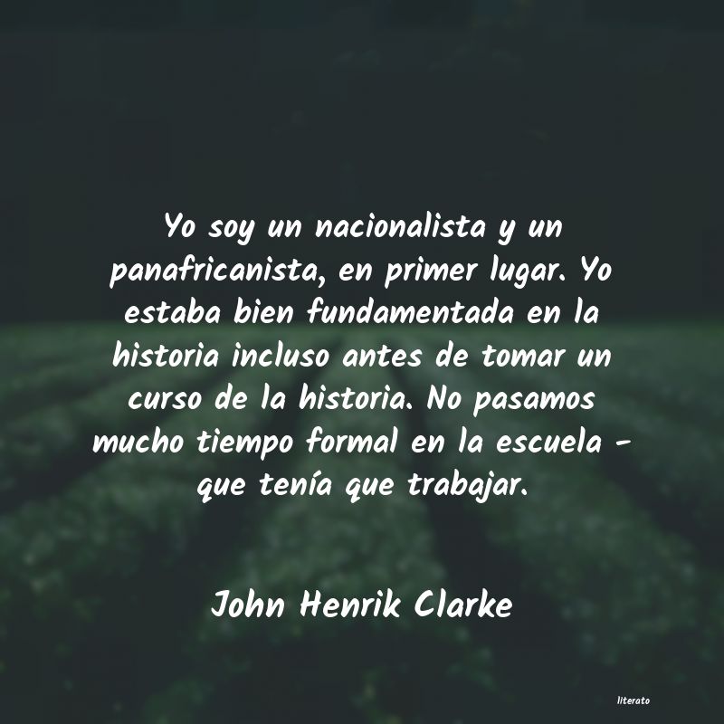 frases de John Henrik Clarke