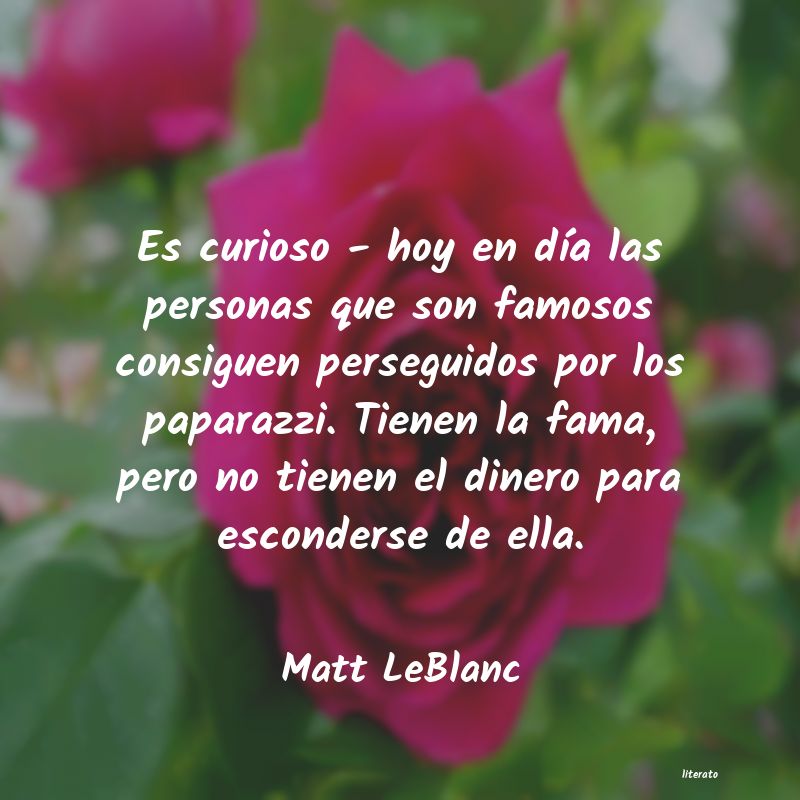 Frases de Matt LeBlanc