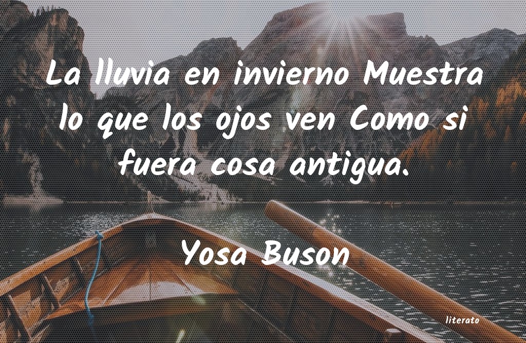 Frases de Yosa Buson