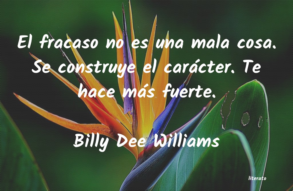 Frases de Billy Dee Williams