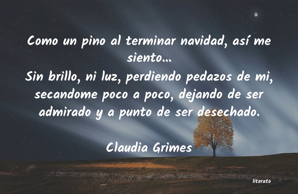 frases de Claudia Grimes