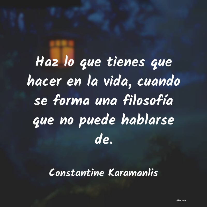 Frases de Constantine Karamanlis