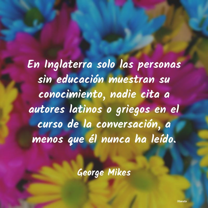Frases de George Mikes