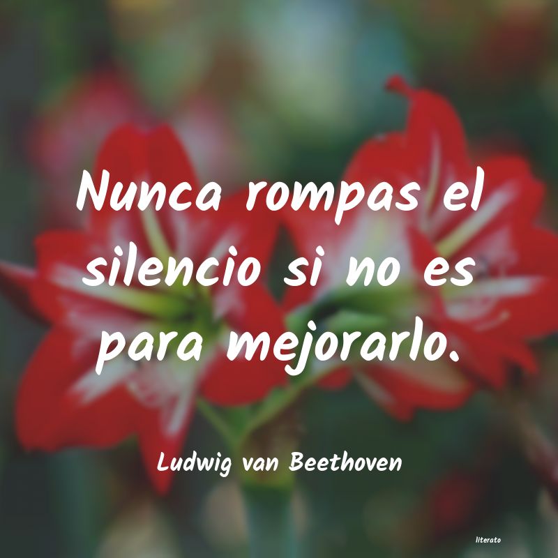 frases de Ludwig van Beethoven