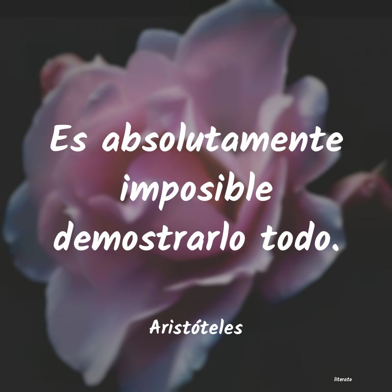 Frases de Aristóteles