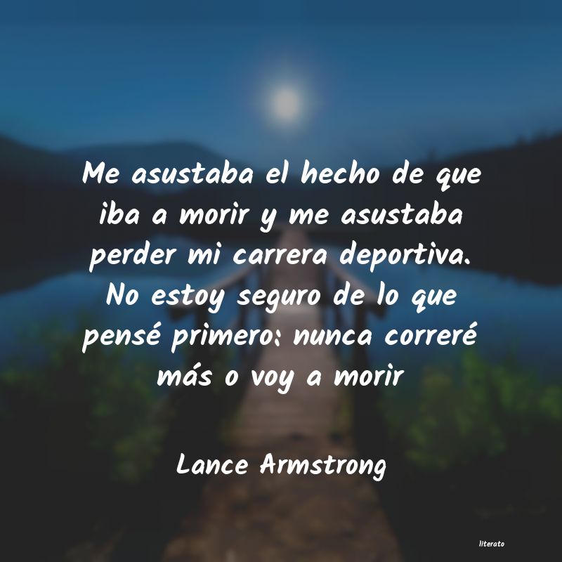 frases de Lance Armstrong
