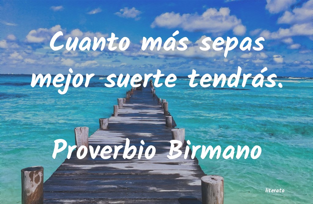 Frases de Proverbio Birmano