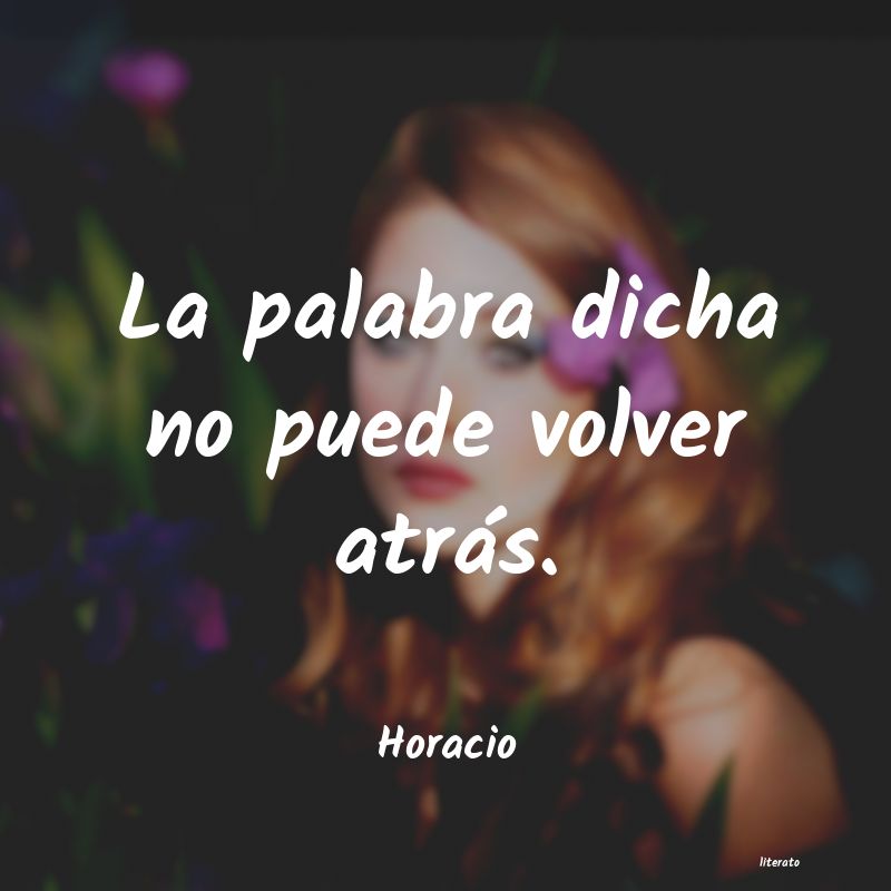frases de Horacio