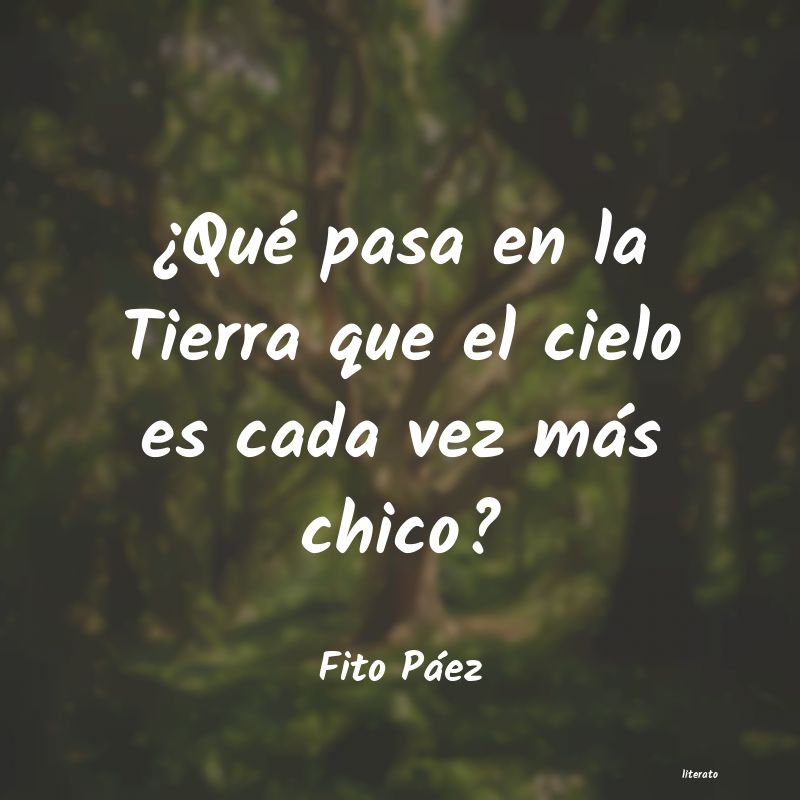 Frases de Fito Páez