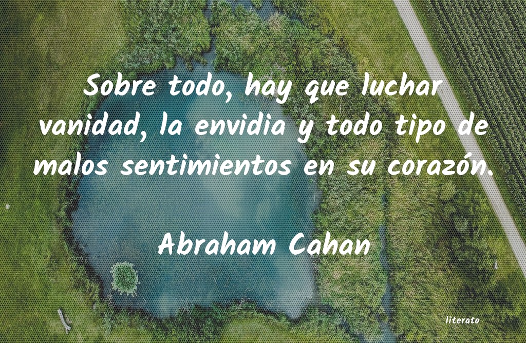 frases de Abraham Cahan