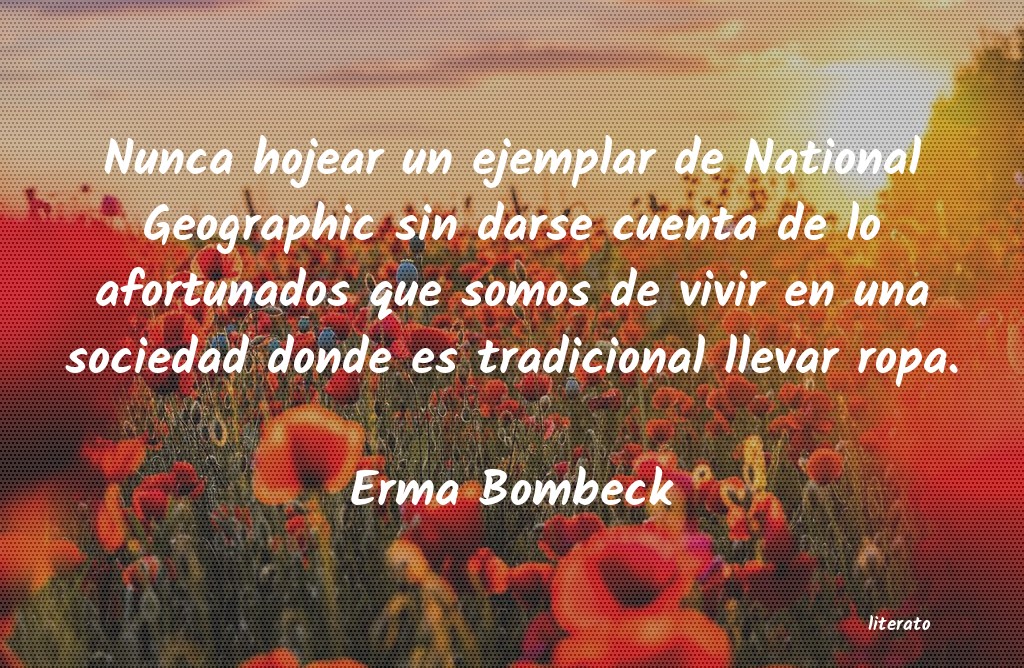 frases de Erma Bombeck