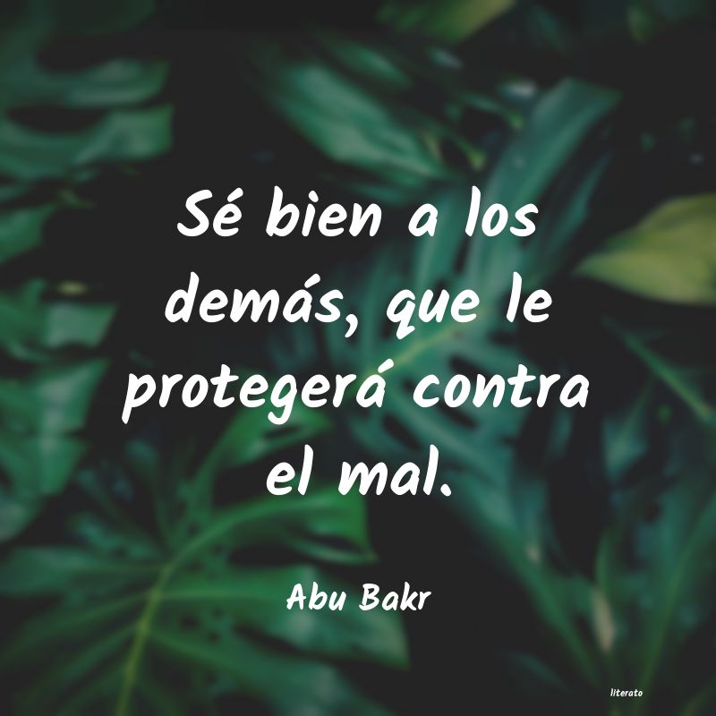 frases de Abu Bakr
